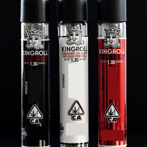 Kingroll - 1.3G- BUBBA KUSH  X BLACKBERRY KUSH- INFUSED