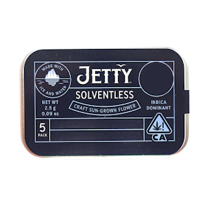 Jetty - 5PK- 0.5G- SPY ROCK- SOLVENTLESS- PRE ROLLS