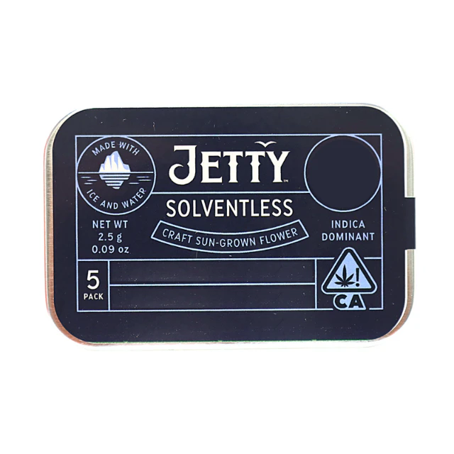 Jetty - 5PK- 0.5G- SPY ROCK- SOLVENTLESS- PRE ROLLS Main Image