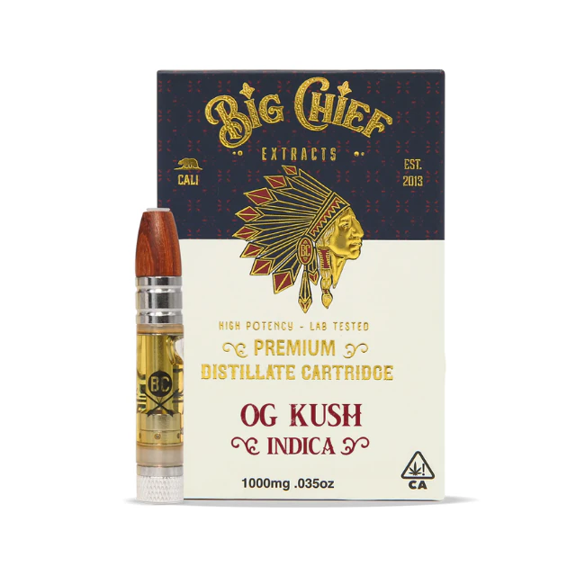 Big chief - 1G- OG KUSH- CARTRIDGE Main Image