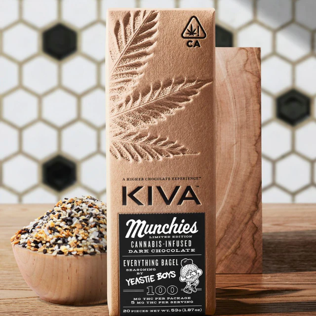 Kiva - DARK CHOCOLATE- EVERYTHING BAGEL- MUNCHIES BAR Main Image