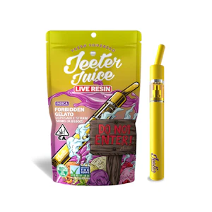 Jeeter - 0.5G- FORBIDDEN GELATO- DISPOSABLE
