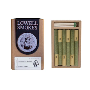 Lowell herb co. - 10PK- 0.35G- THE CHILL INDICA- PRE ROLLS