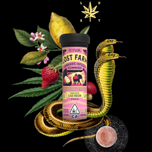 Kiva lost farm - 10CT- STRAWBERRY LEMONADE- GUMMY