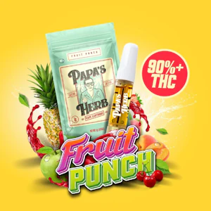 Papa's herb - DISCOUNTED- 1G- FRUIT PUNCH- HIGH POTENCY- CARTRIDGE
