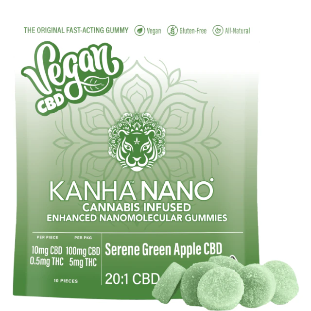 Kanha - 10CT- GREEN APPLE- CBD- NANO Main Image