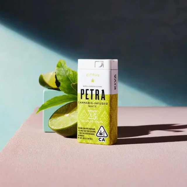 Kiva - 40CT- CBD PETRA MINTS- CITRUS Main Image